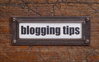 blogging tips label